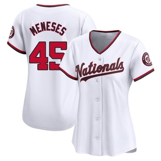 Limited Joey Meneses Women's Washington Nationals Home Jersey - White