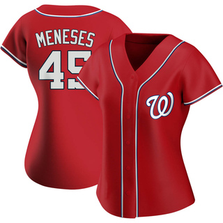 Replica Joey Meneses Women's Washington Nationals Alternate Jersey - Red